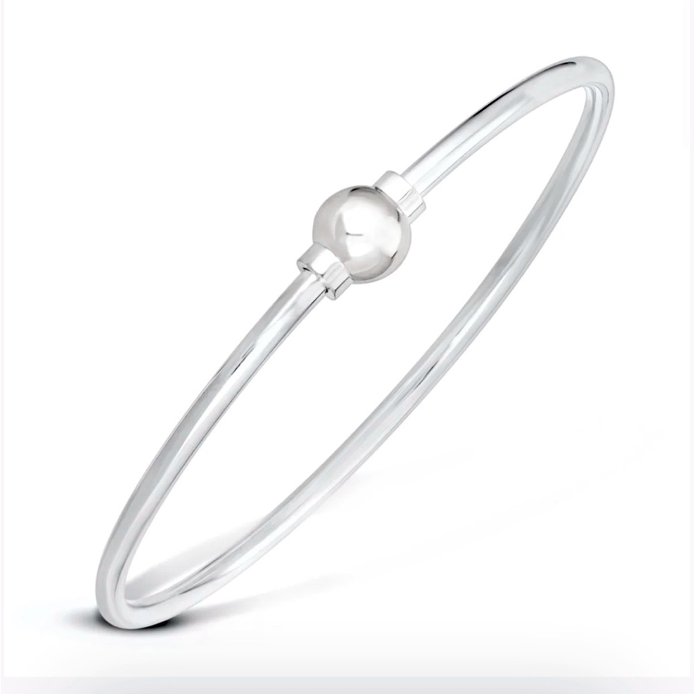 Sleek Silver Minimalist Bracelet